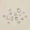 Decorative Flower Bead Caps for Jewelry Making – 50 Pack