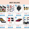 Universal Motorcycle Air Filter with Adjustable Clamp