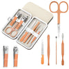 Portable Stainless Steel Manicure & Pedicure Set with Organizer Case