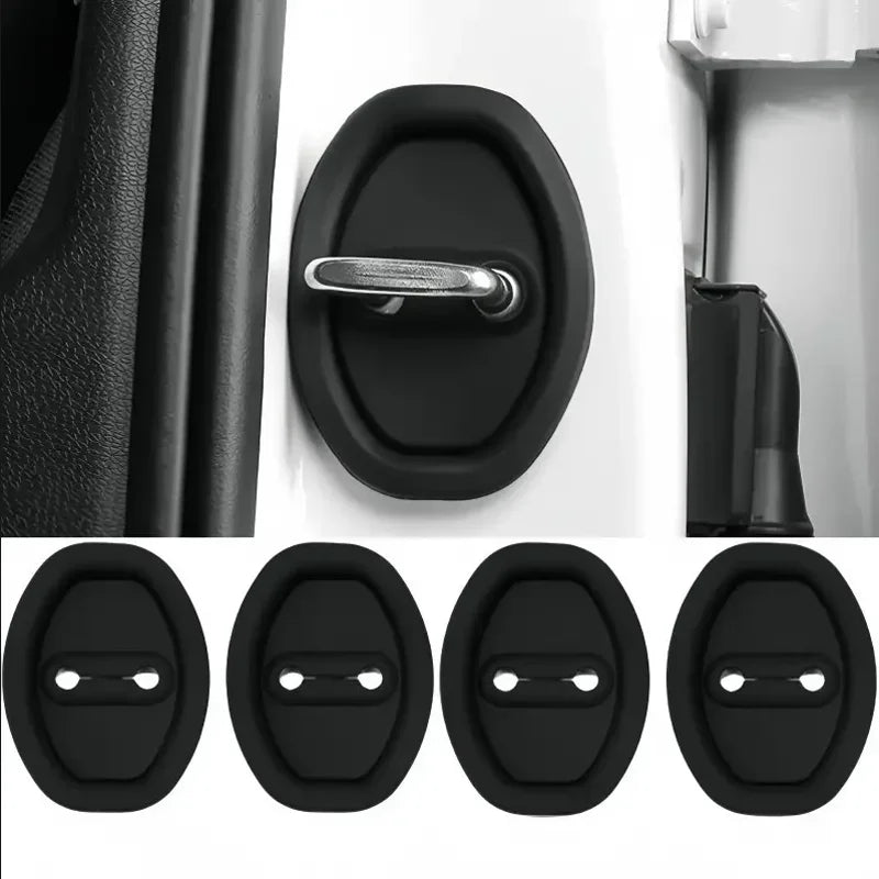 Thick Silicone Car Door Lock Protector Covers