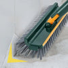 Rotatable Long-Handle Floor Scrub Brush with Squeegee