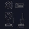 Magnetic Car Phone Holder - 360° Adjustable & Foldable