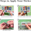 8-Compartment Pill Organizer with 147 Labels
