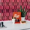 Burgundy 3D Peel-and-Stick Wall Tiles
