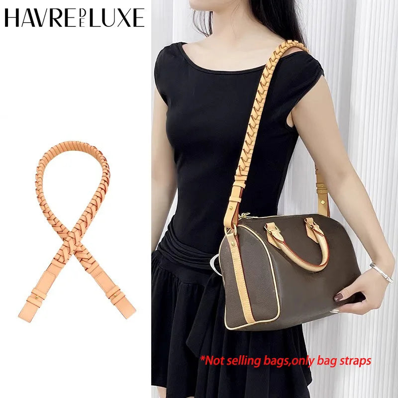 Genuine Leather Bag Strap for Classic Handbags