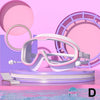 Anti-Fog Swim Goggles with Integrated Earplugs