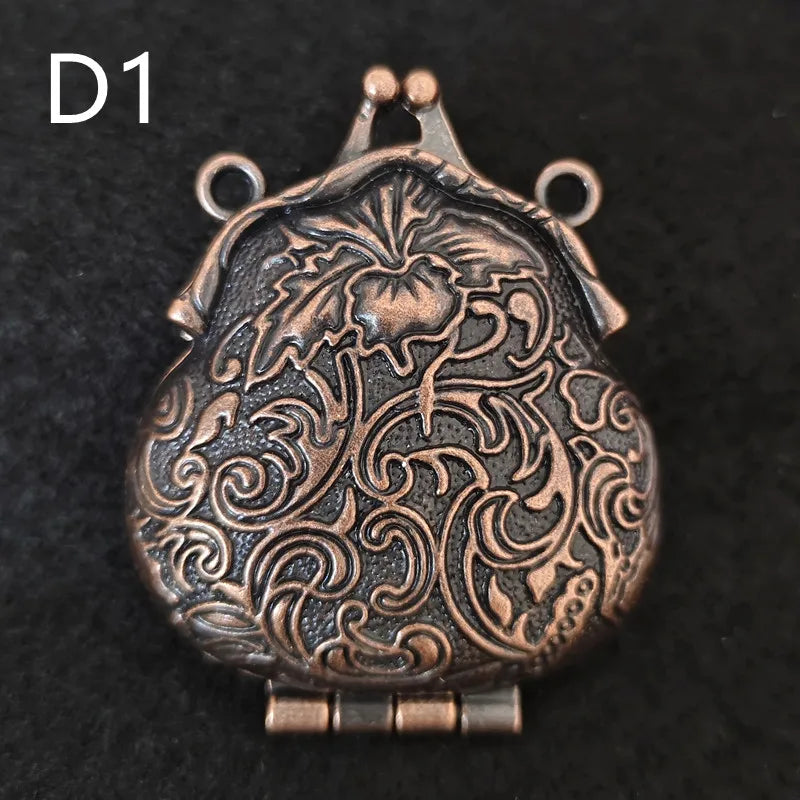 Retro Bronze Mini Locket Pendant