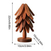 Foldable Wooden Trivet Set with Heat-Resistant Design
