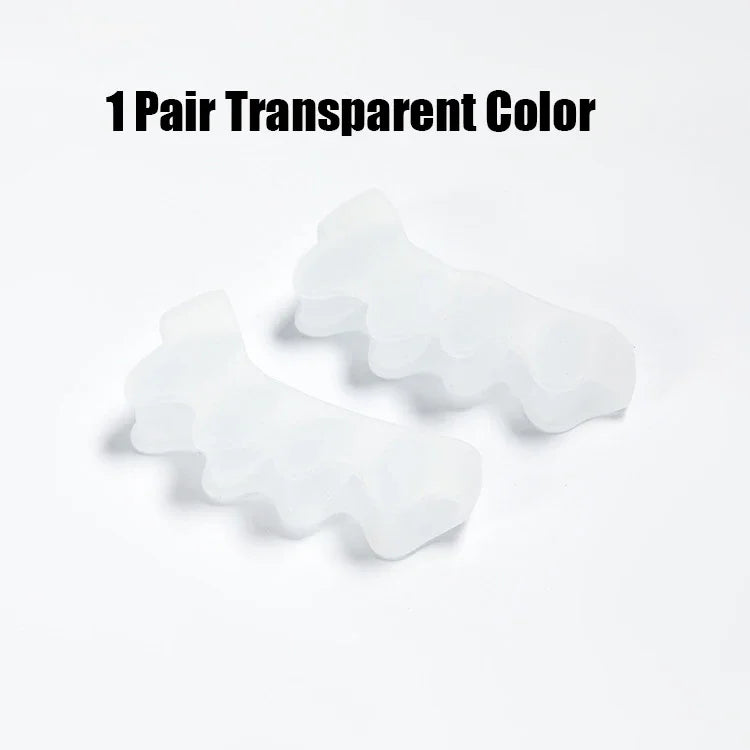 Soft Silicone Toe Separators for Bunion Relief & Foot Alignment