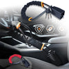 Heavy-Duty Steering Wheel Lock with Seat Belt Anchor
