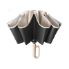 Auto Reverse-Folding Umbrella with Reflective Stripe & Carabiner Handle