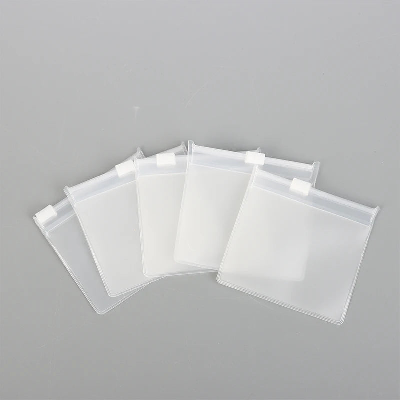 Ensemble de Pochettes Zippeuses en EVA Transparente pour Pilules
