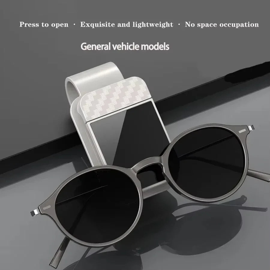 Universal Car Sunglasses Clip and Storage Holder