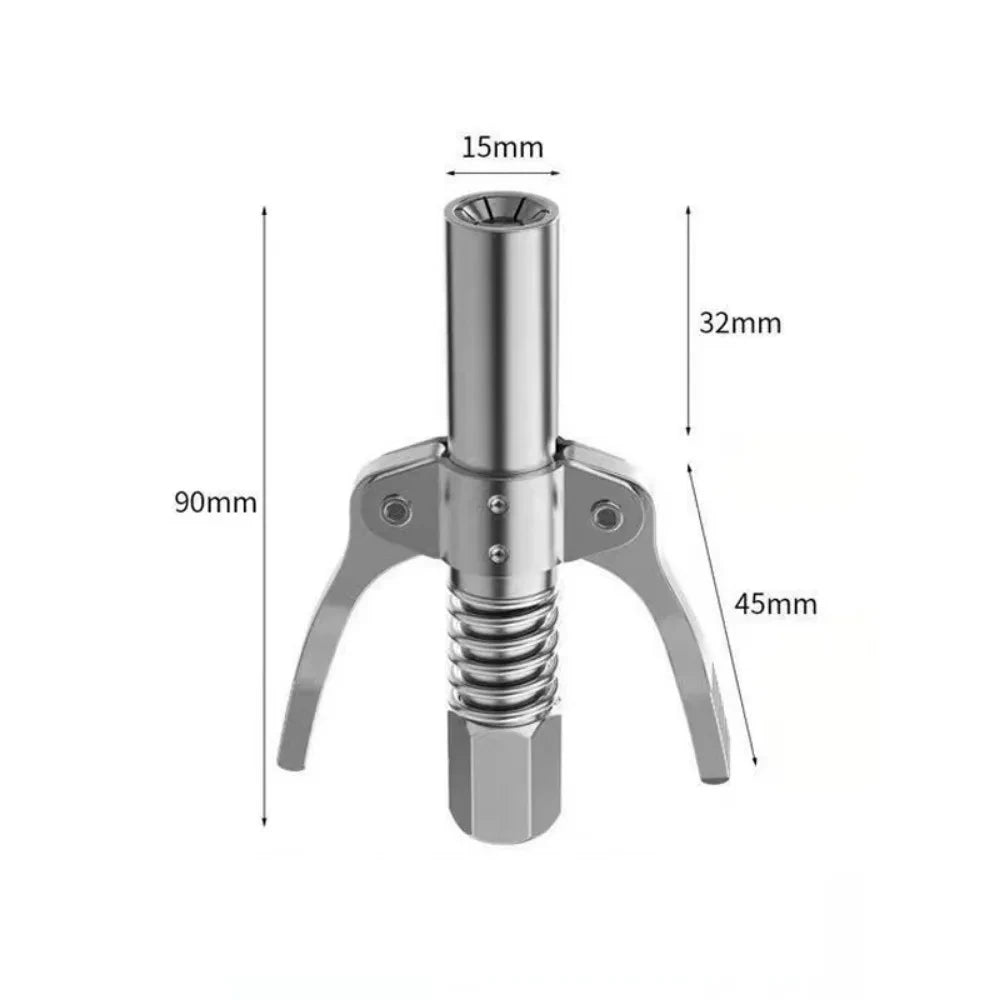 High-Pressure Grease Coupler with NPT1/8 Adapter