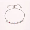 Delicate Clover Bracelet with Cubic Zirconia