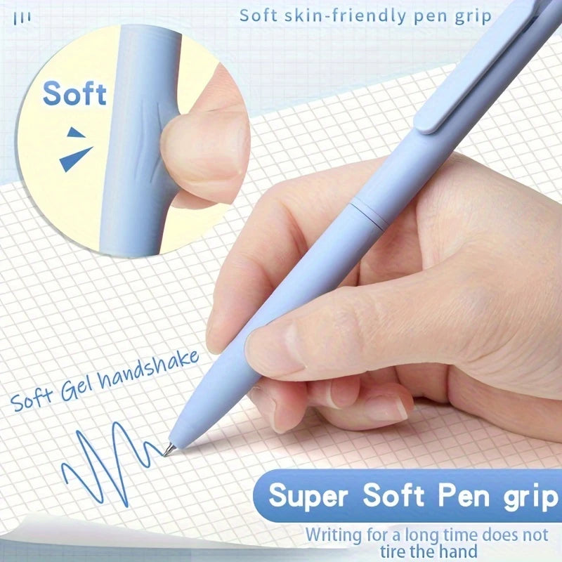 Pastel Gel Pens Set of 6 – Quick-Dry, Smudge-Free Fine Point Writing