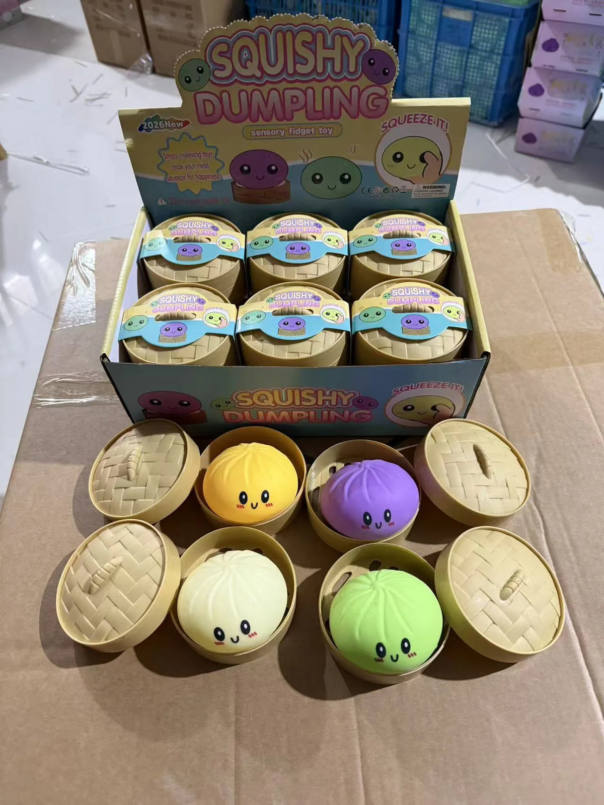 Pâte à modeler anti-stress colorée