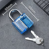 Transparent Practice Padlock with Keys - Cutaway Lock Picking Training Tool