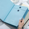 Emergency Preparedness Document Organizer with Accordion Pockets