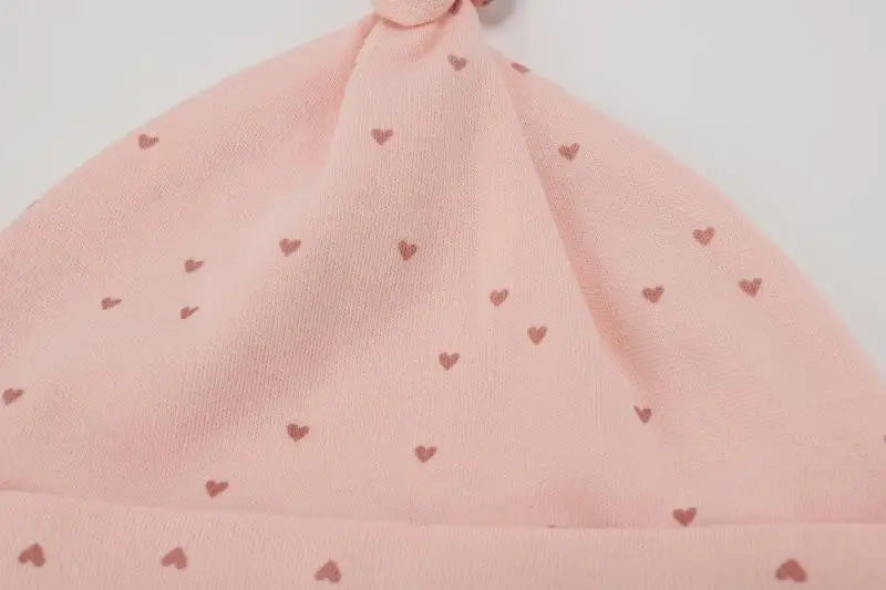 Soft Cotton Baby Hats for Newborns & Infants (0-6 Months)