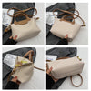 Vintage PU Leather Crossbody Bucket Bag