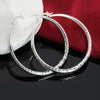 925 Sterling Silver Hoop Earrings