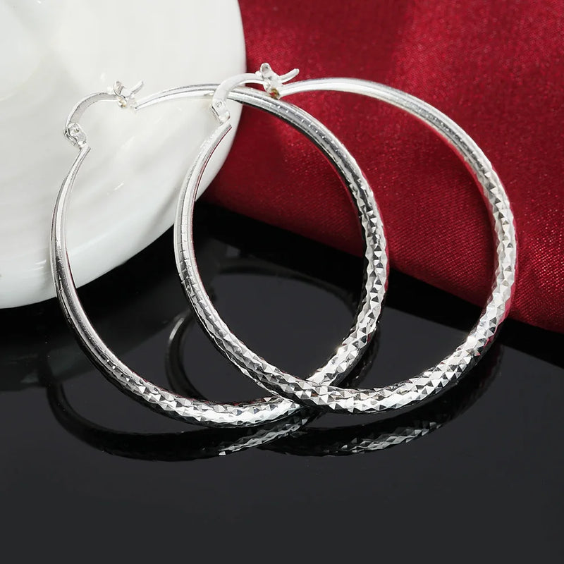 925 Sterling Silver Hoop Earrings
