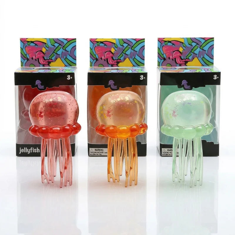 Glow-in-the-Dark Jellyfish Squishy Stress Toy