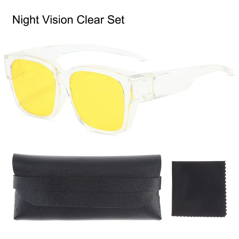 Oversized Polarized Fit-Over Sunglasses