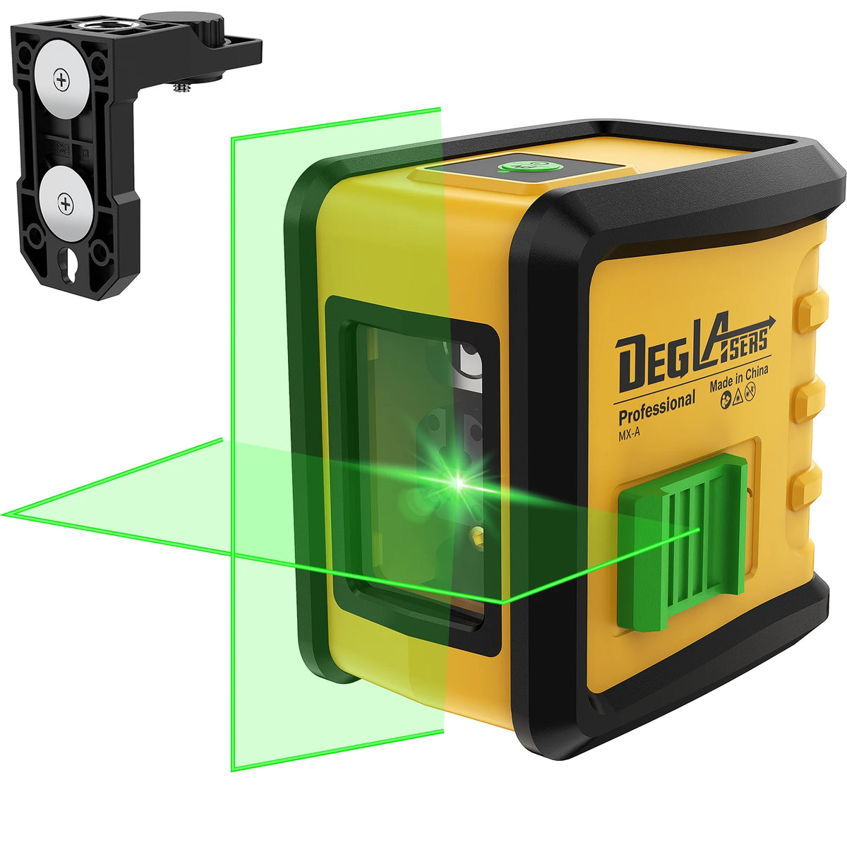 Self-Leveling Green Cross Line Laser Level with Magnetic Bracket