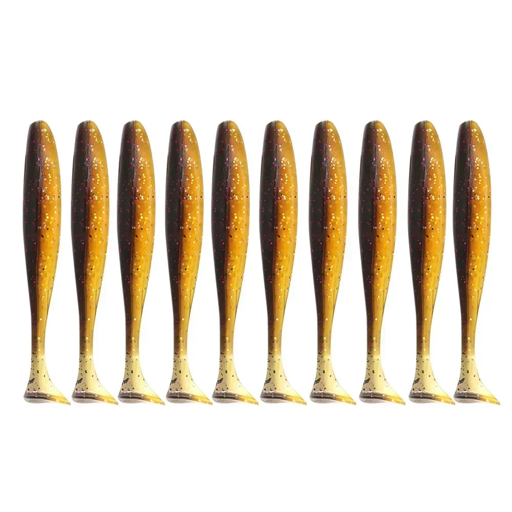 Realistic Soft Bait Fishing Lures with Jig Heads