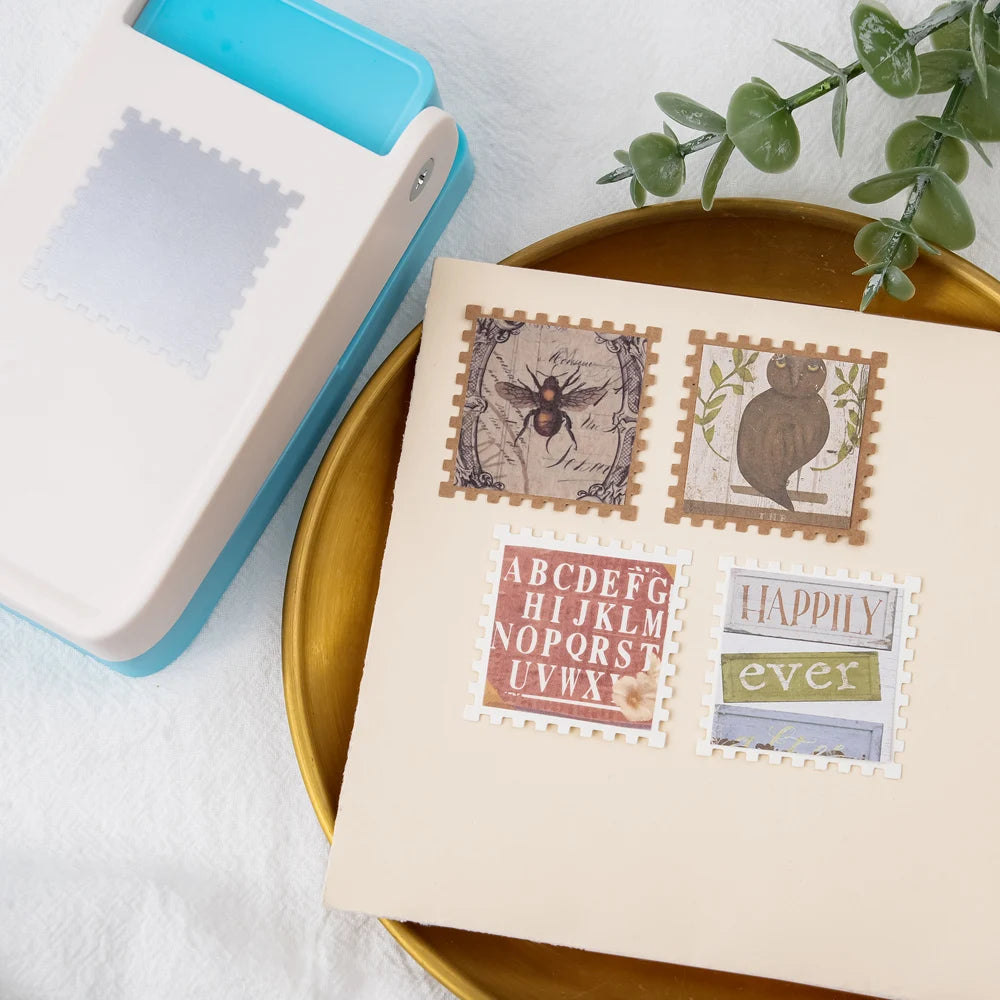 Rectangular & Square Postage Stamp Paper Punch