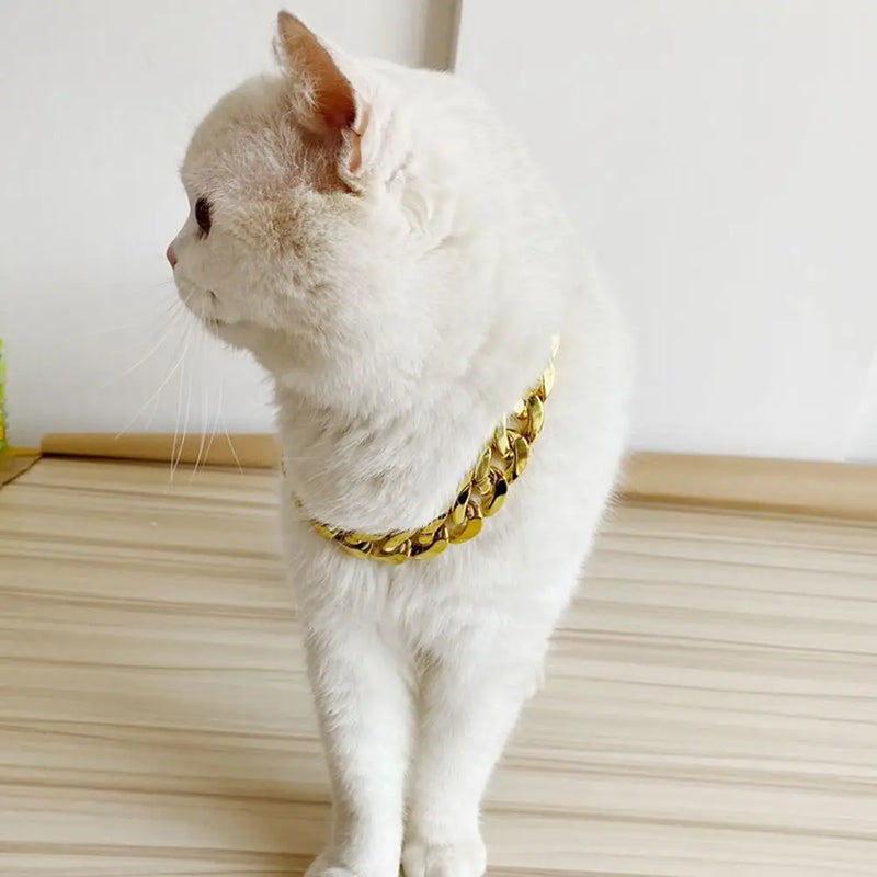 Collar de Cadena Ajustable para Mascotas
