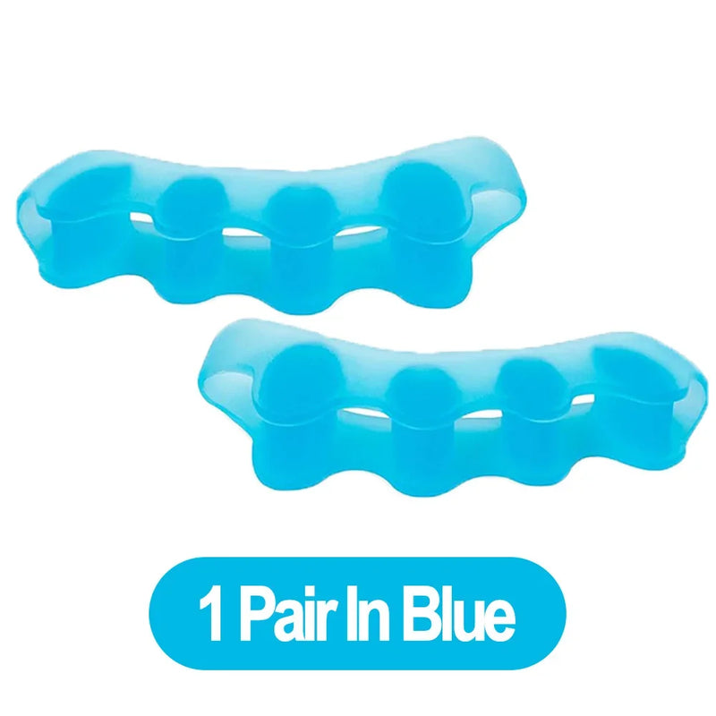 Soft Silicone Toe Separators for Bunion Relief & Foot Alignment