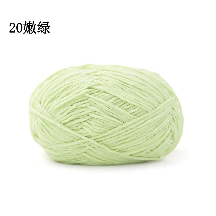 Matte Chenille Yarn for Crochet and Knitting