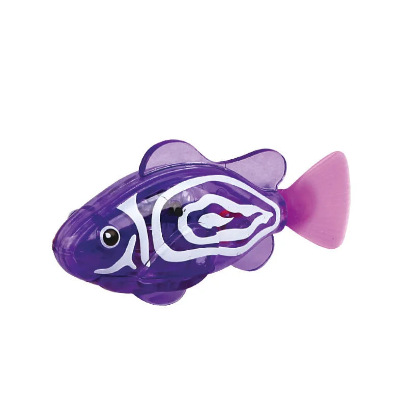 Interactive Light-Up Swimming Fish Bath Toy