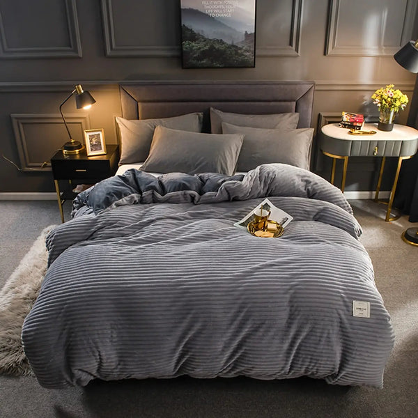 Luxury Velvet Duvet Cover Set