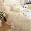 Lace-Embroidered Duvet Cover Set with Pillowcases