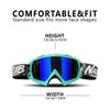 Anti-UV Motorcycle Goggles with Windproof Protection