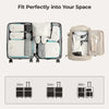 Compression Packing Cubes Set with Expandable Travel Organizers