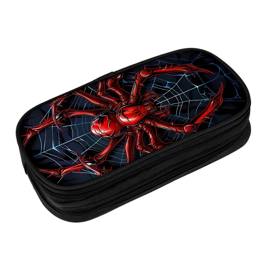 Kids Cartoon Spider Double-Layer Pencil Case