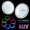 LED Cup Holder Coasters with 7 Color-Changing Lights