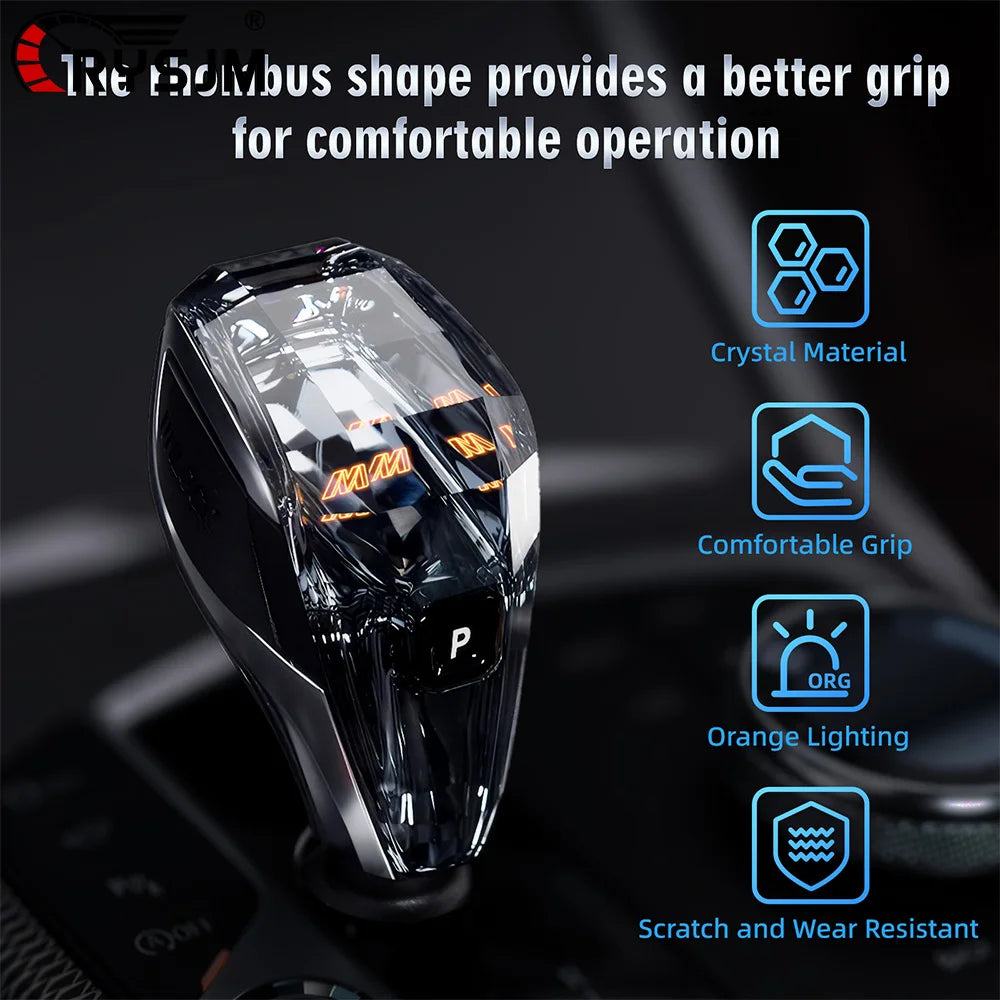Crystal Gear Shift Knob Set for Select BMW Models