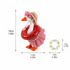 7-Inch Desk Goose Summer Beach Outfit Set