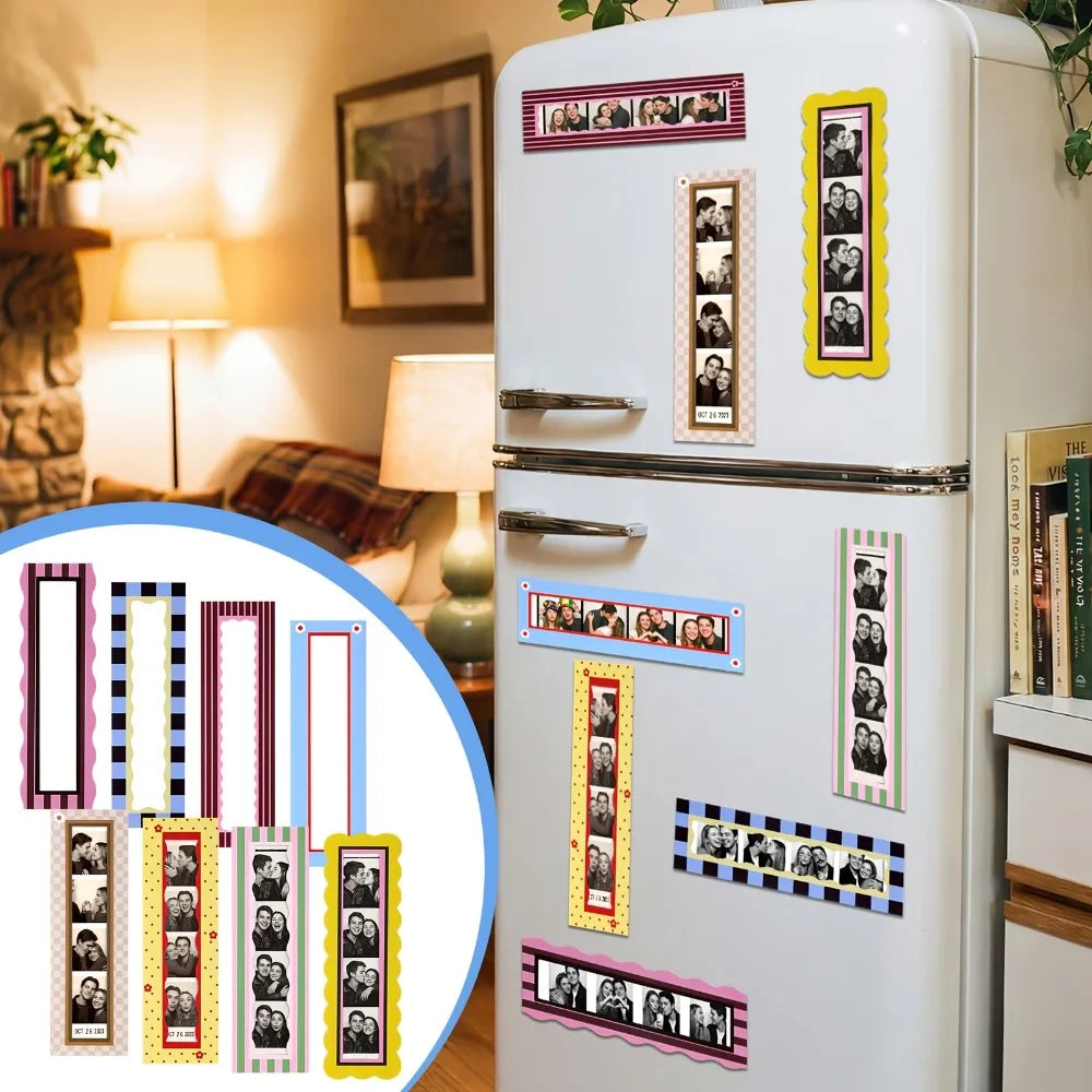 Magnetic Photo Frame Set for Fridge Display