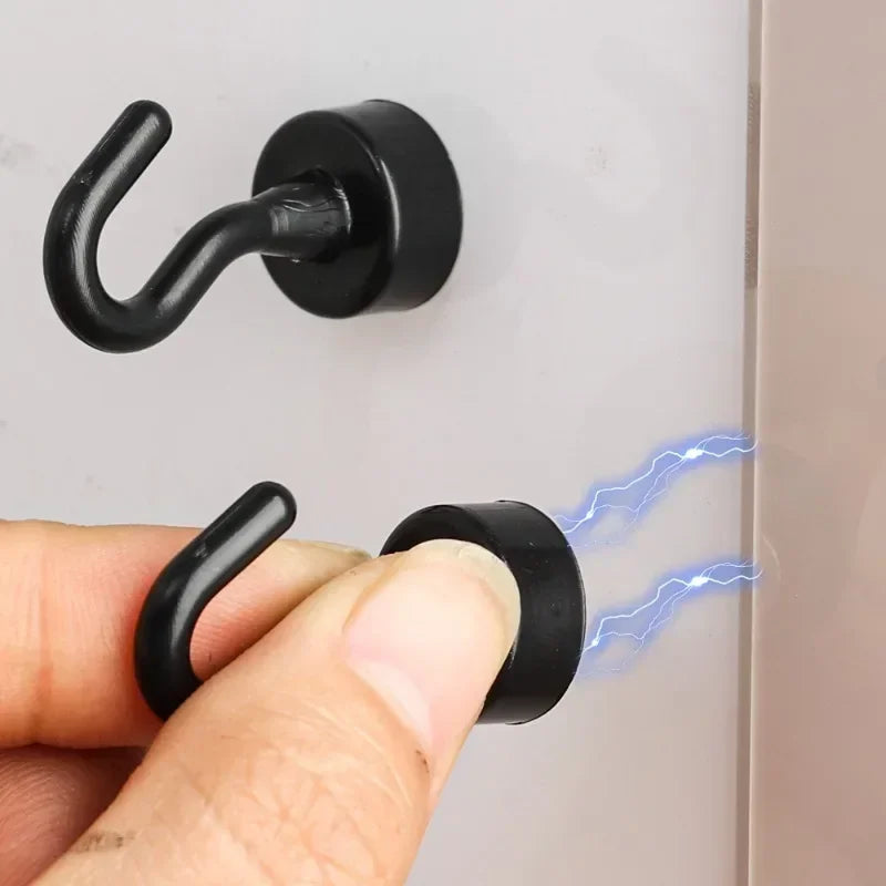 Magnetic Fridge Hooks – Wall-Mounted Multi-Purpose Hanger (Keys, Coats & Kitchen)