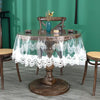 Elegant Lace Embroidered Waterproof Tablecloth