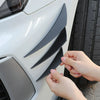 Universal Front Bumper Splitter Kit - 6-Piece Car Styling Fins