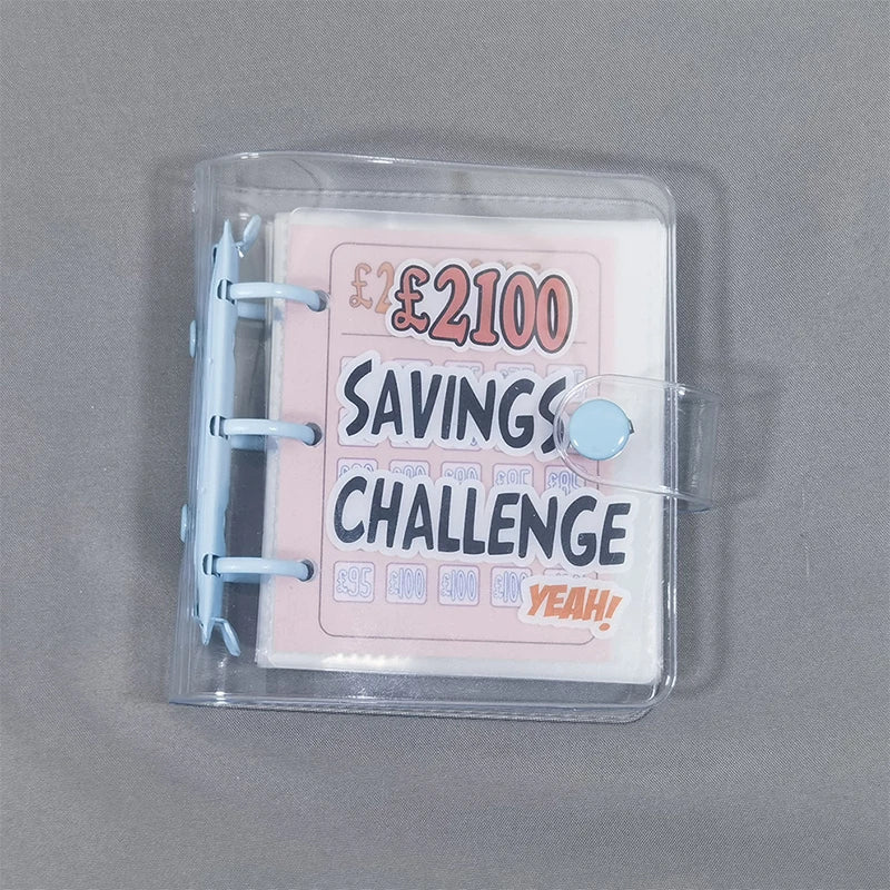Compact Savings Challenge Binder with Envelopes