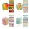 Pearl Rainbow Gradient Cotton Yarn - Soft Hand Knitting Thread